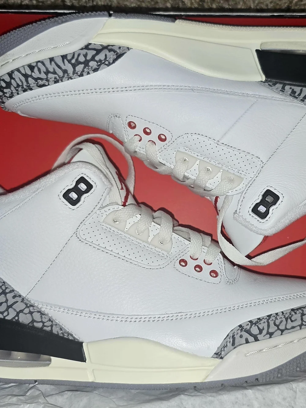 Men's Jordan 3 White Cement Reimagined